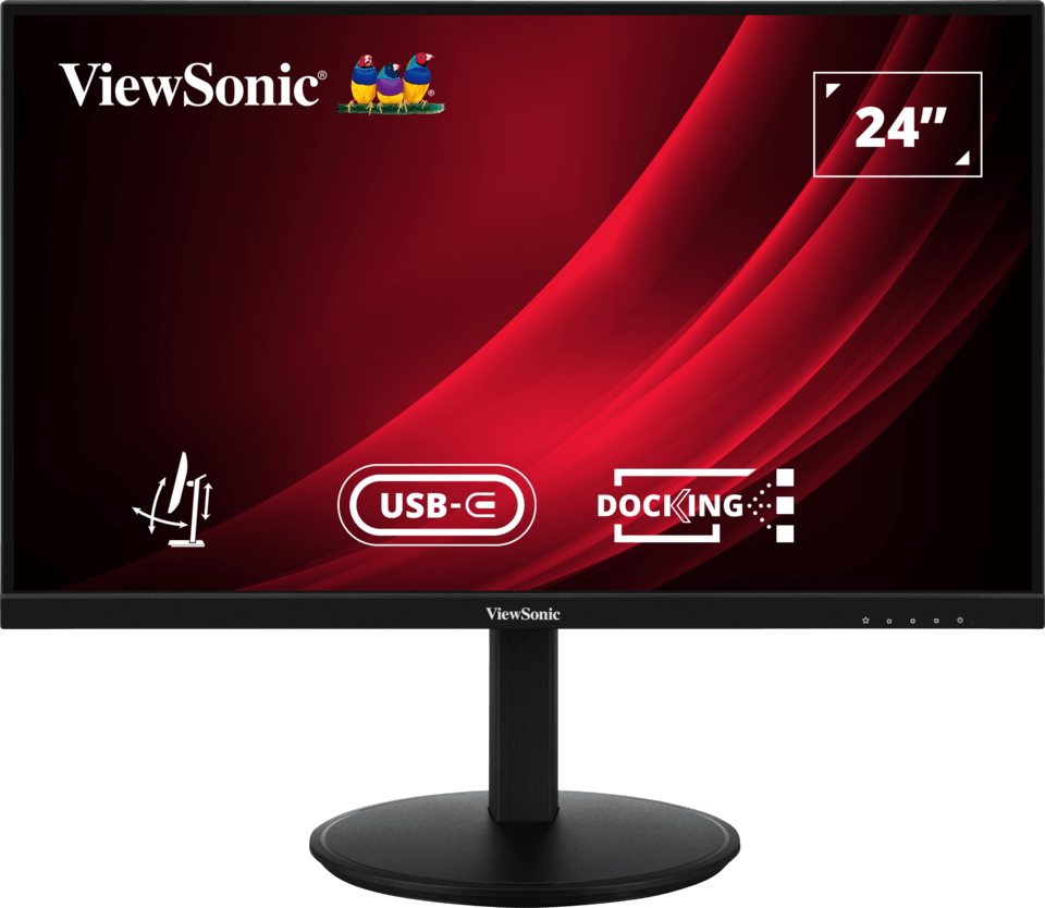 ViewSonic 24” Full HD Ergonomic Docking Monitor with Usb-c Hub VG2409U-2 — Monitorlər, Bakı