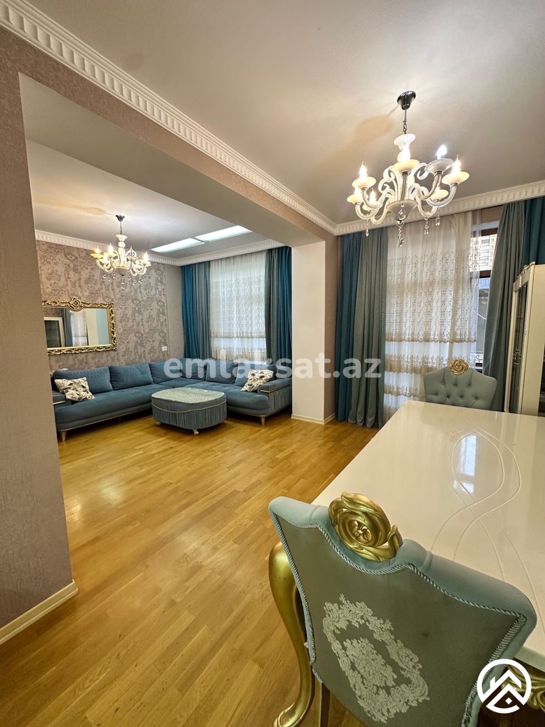 Kirayə (aylıq) 3 otaq yeni tikili 100 m², Elmlər akademiyası metrosu — Mənzil, Bakı (2)