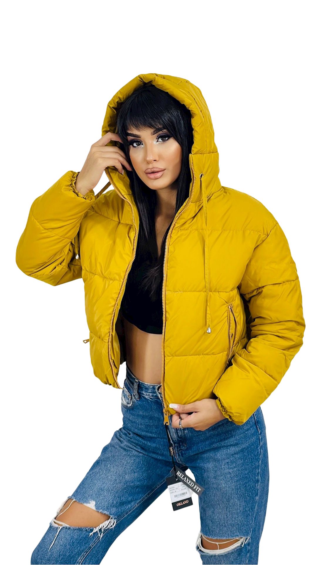 Qadınlar üçün gödəkçə mir_86000, sarı, polyester, ölçü 42 — Mallar, Bakı (3)