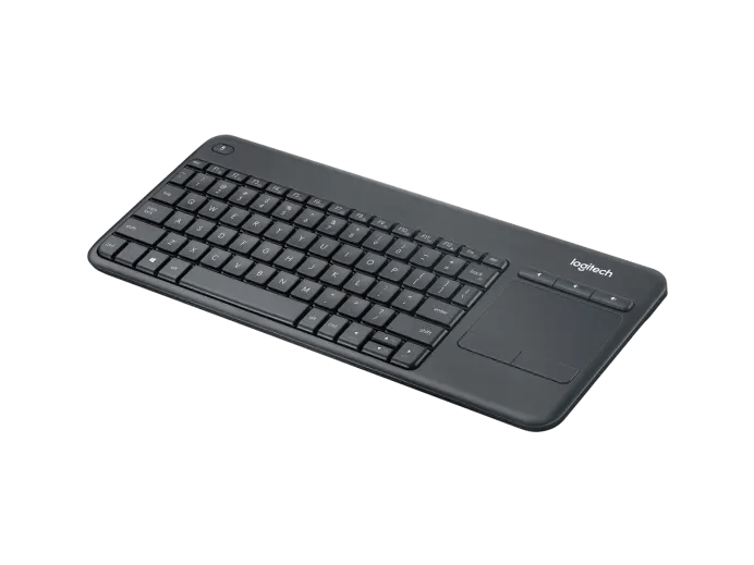 Klaviatura Logıtech K400 Plus Wireless Touch Keyboard - Black 920-007145 — Kompüterlər və noutbuklar, Bakı (2)