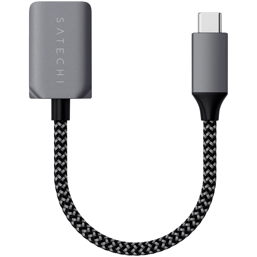 Adapter Satechı Usb-c - USB, Boz kosmos — Bakı
