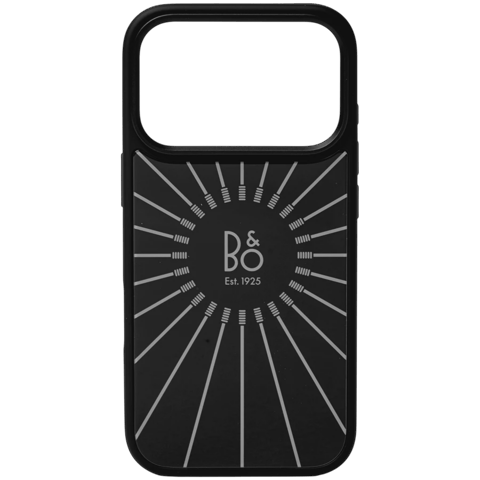 Qoruyucu örtük Bang & Olufsen șüşə variantı MagSafe ilə iPhone 17 Pro üçün, Black Anthracite — Зарядтау құрылғылары