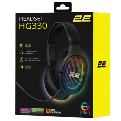 2E HG330 Gaming Headset Black 2E-HG330BK — Bakı