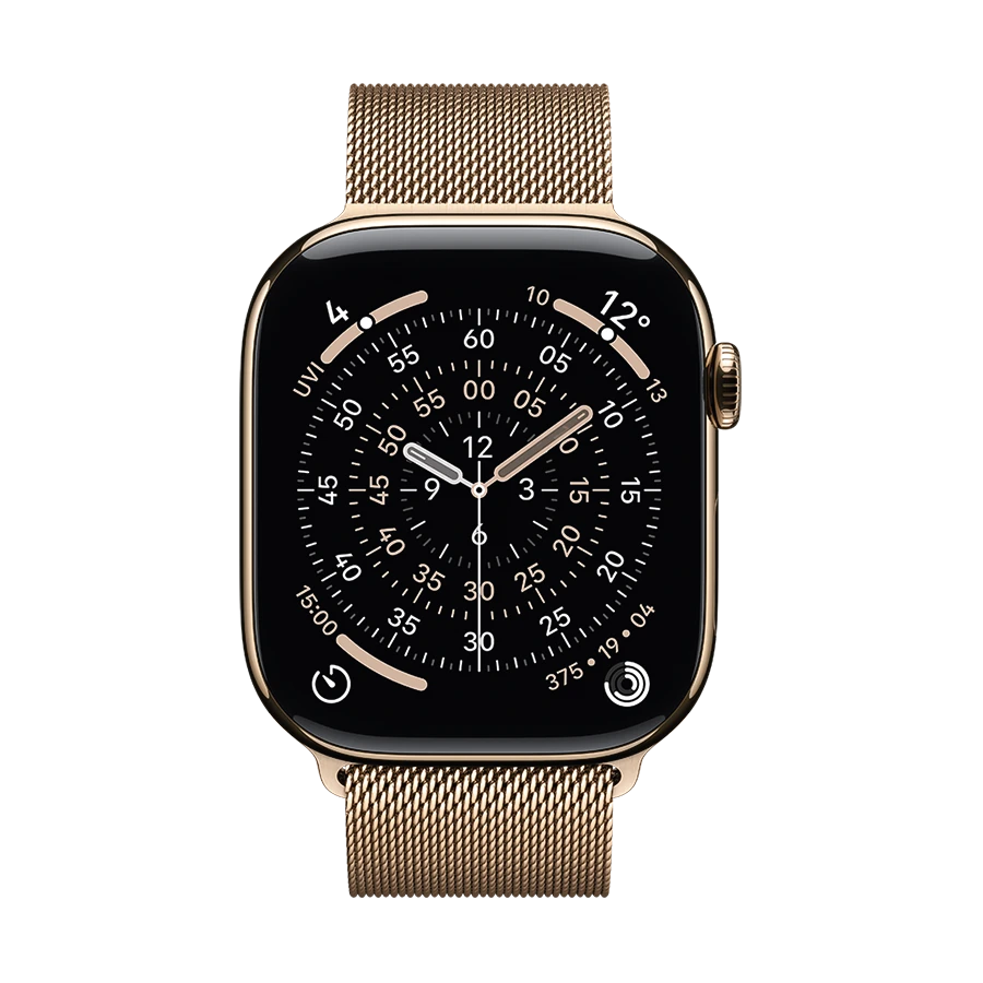 Kəmər Apple Milanese Loop, Apple Watch üçün, 44/45/46/49 mm, S/M, Qızılı — Ağıllı saatlar, Bakı (3)