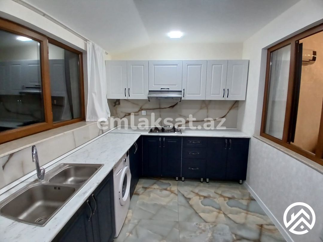 Kirayə (aylıq) 3 otaq yeni tikili 110 m², İnşaatçılar metrosu — Mənzil, Bakı (6)