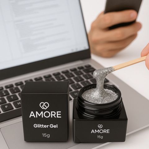 Gel-lak dırnaqlar üçün Amore AGG04 15 q — Bakı