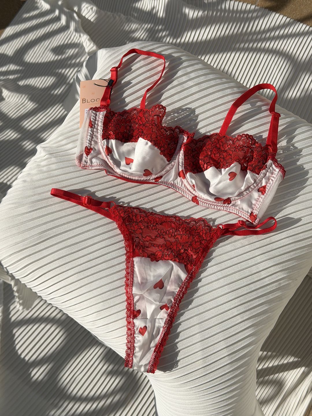Qadın alt paltarı dəsti, rəngbərəng, satin, ölçü 90B — Mallar, Bakı