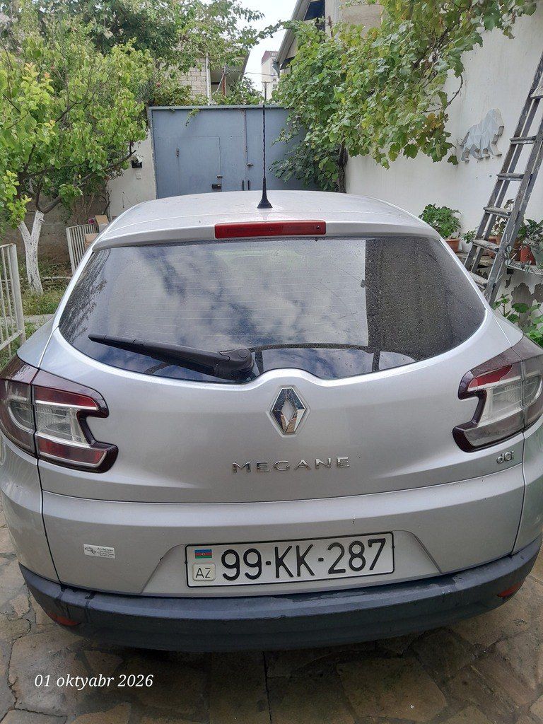 Renault Megane, 1.5 L, 2009 il, 280 000 km 99-KK-287 — Avtomobillər, Bakı (2)