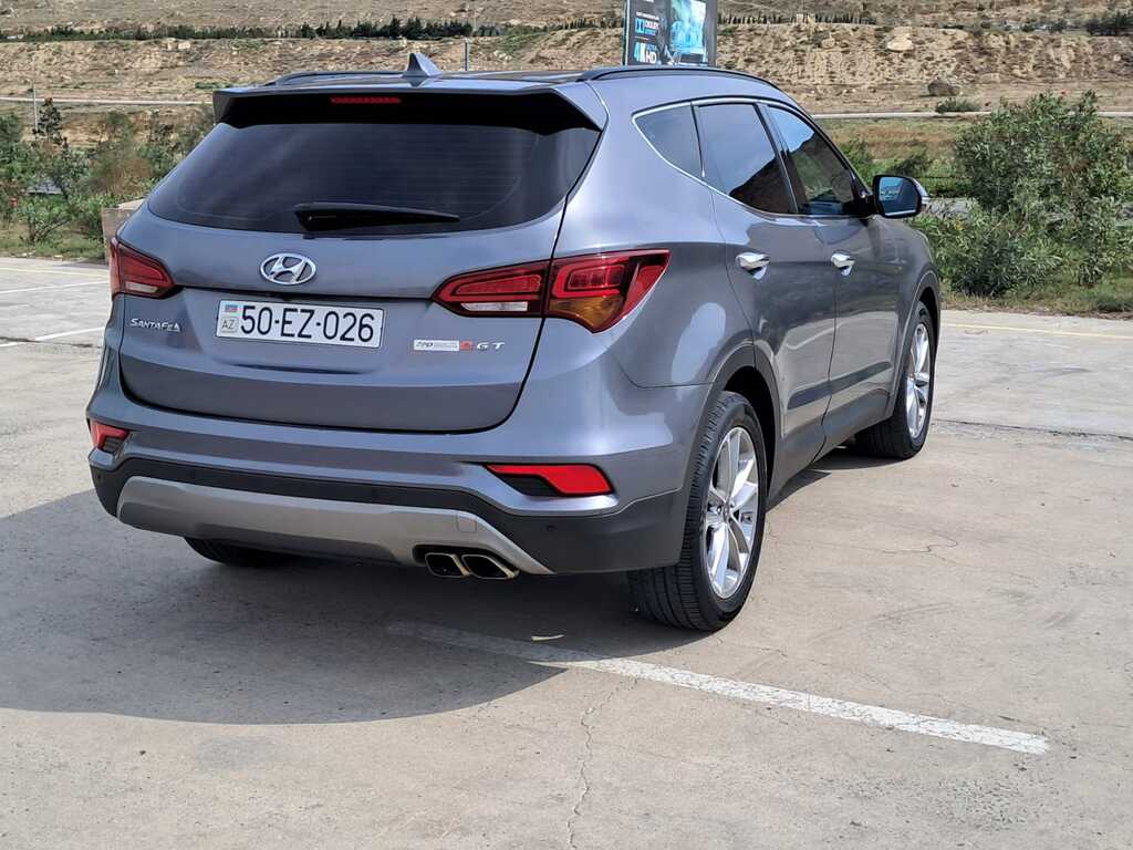Hyundai Santa Fe, 2.0 L, 2015 il, 198 000 km 50-EZ-026 — Avtomobillər, Bakı (8)