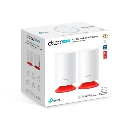Router Mesh Wi-Fi 6 System TPLink Deco Voice X20 (2-pack) — Routerlər, Bakı (3)