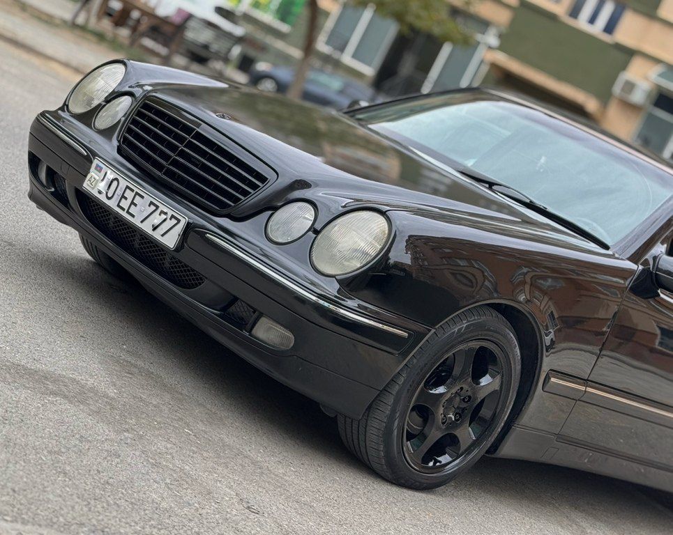Mercedes E 320, 3.2 L, 2001 il, 195 000 km 00-EE-777 — Avtomobillər, Bakı (2)