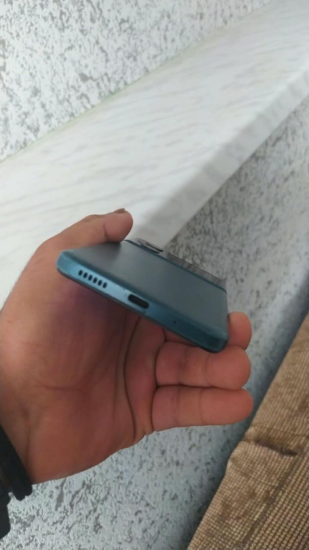Poco M5, 128 GB, rəng - Mavi, Barmaq izi, Simsiz şarj, Face ID — Xiaomi, Bakı