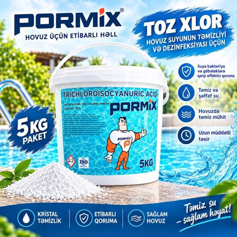 Çarhovuz üçün qulluq vasitəsi, Kimyəvi təmizləyici, Hovuz üçün, 5 L — Bakı