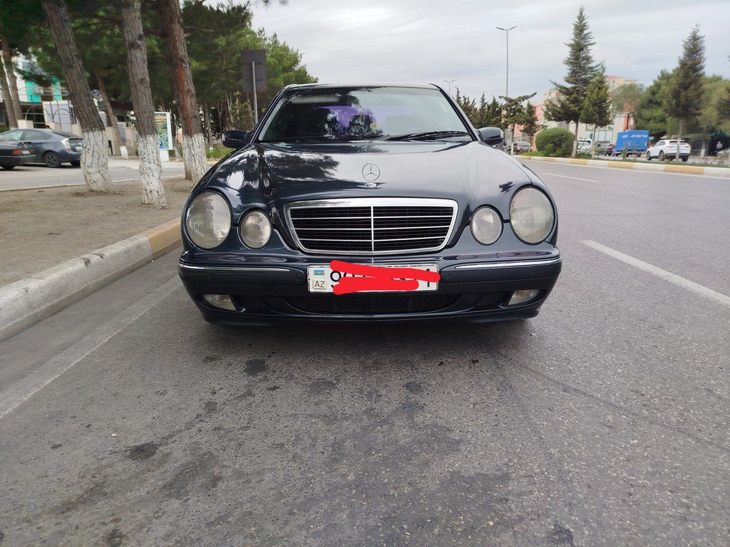 Mercedes E 270, 2.7 L, 2000 il, 489 535 km — Avtomobillər, Sumqayıt (5)