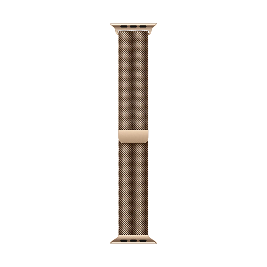 Kəmər Apple Milanese Loop, Apple Watch üçün, 44/45/46/49 mm, S/M, Qızılı — Ağıllı saatlar, Bakı (2)