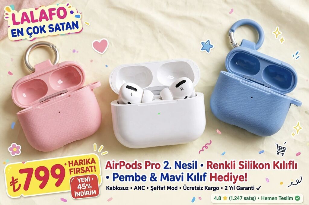 Yeni Simsiz (Bluetooth) Qulaqcıqlar, Apple, rəng - Ağ — Qulaqcıqlar, Bakı (3)