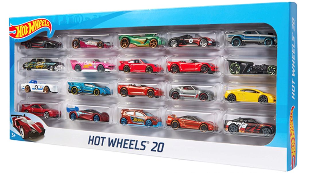 Maşın dəsti Hot Wheels 20-Car H7045, rəngbərəng — Mallar, Bakı