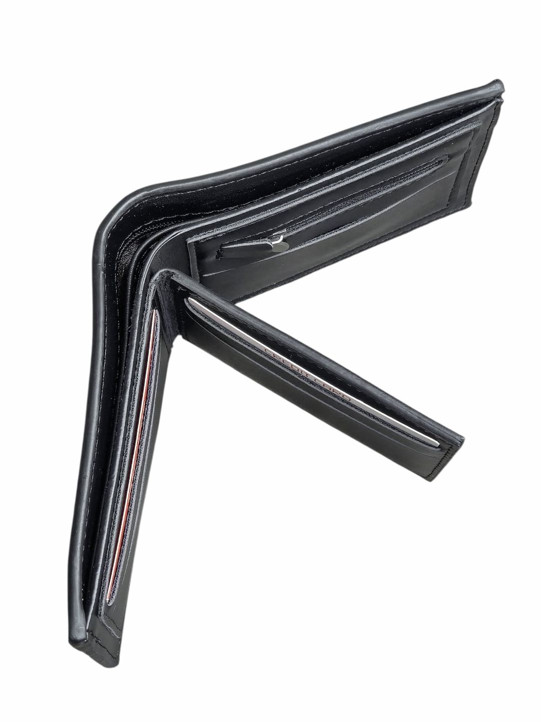 Kişilər üçün pul kisəsi, poliuretan, qara, 12x8.5 sm, 6 kart bölməsi, Çin istehsalı - Dunbollu_205-005_Black — Mallar, Bakı (3)