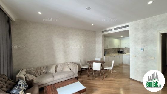 İcarəyə verilir 3 otaqlı 120 m² yeni tikili Port Baku — Mənzil (4)