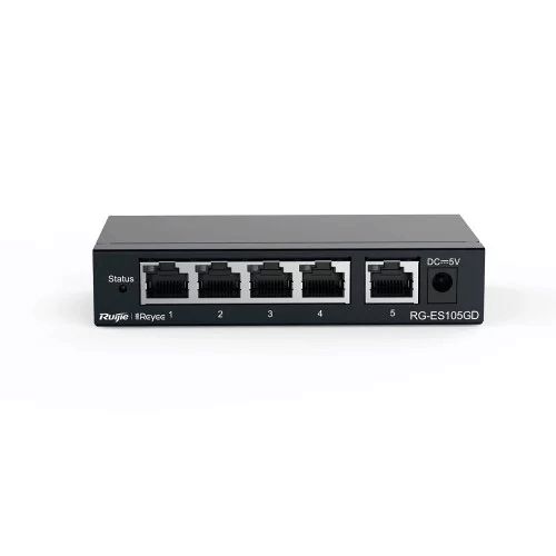 5-Port Gigabit Switch Reyee RG-ES105GD — Kommutatorlar və marşrutlayıcılar, Bakı