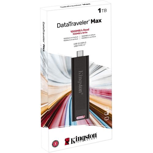 Flash kart Kingston 1TB DataTraveler Max 1000R/900W USB 3.2 Gen 2 DTMAX/1TB — Kompüterlər və noutbuklar, Bakı (2)