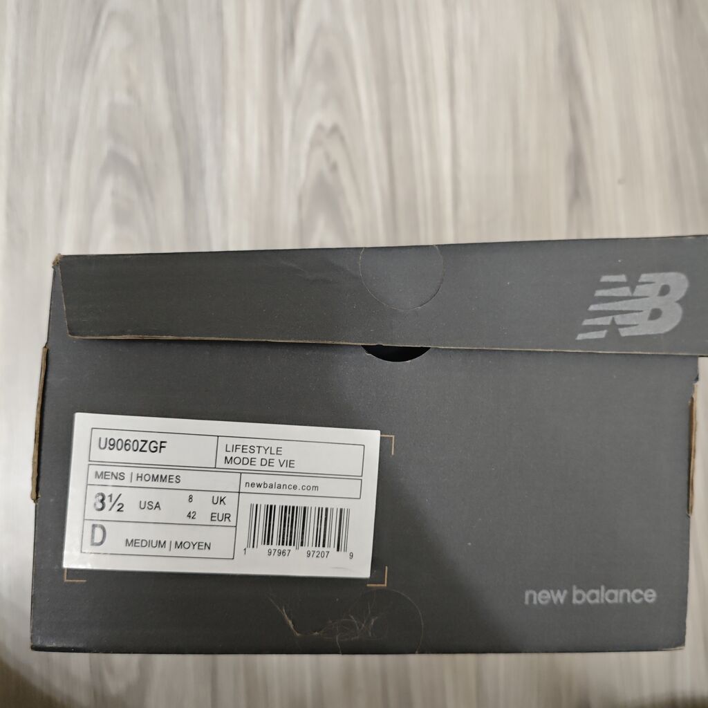 New Balance 9060ZGF White. Çox rahat komfortlu uzunömürlü gündəlik — Krossovkalar, Bakı (10)