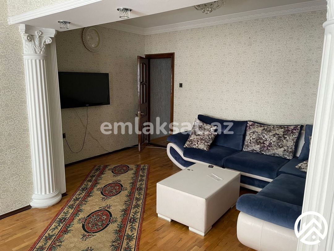Kirayə (aylıq) 4 otaq yeni tikili 120 m², Elmlər akademiyası metrosu — Mənzil, Bakı (9)