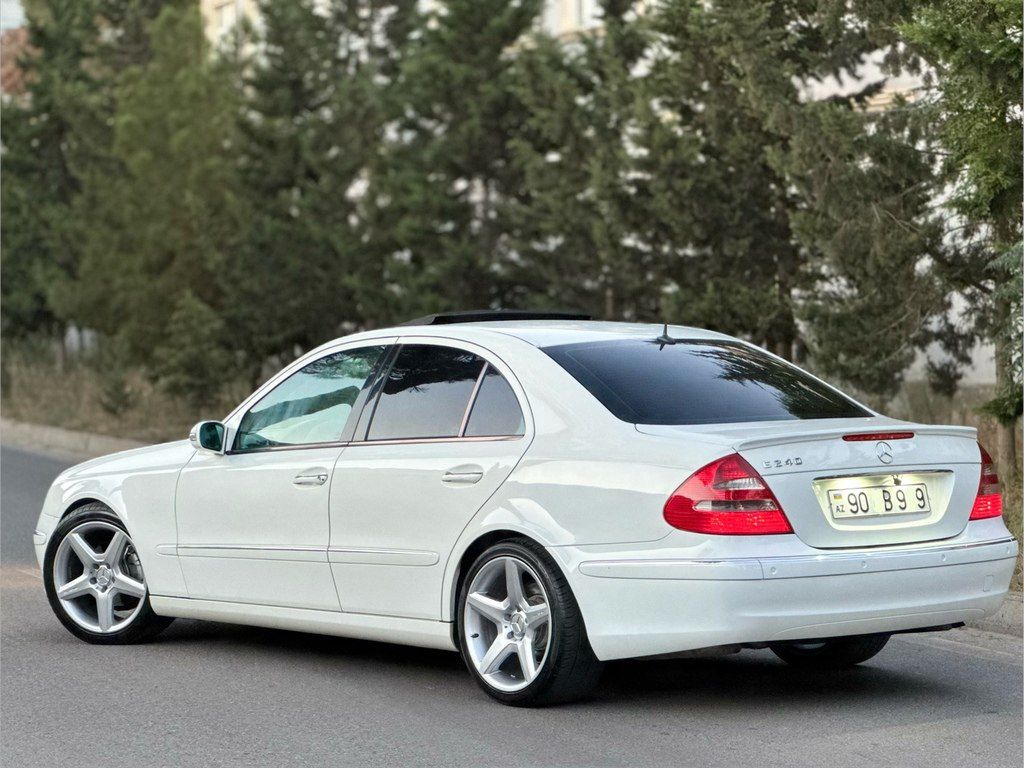 Mercedes E 240, 2.6 L, 2003 il, 282 000 km — Avtomobillər, Bakı (9)