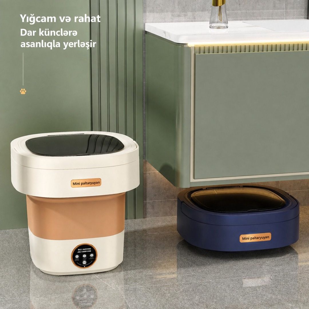 Mini qatlanan paltaryuyan (kod: qrh53128-38) — Ev texnikası, Bakı (2)