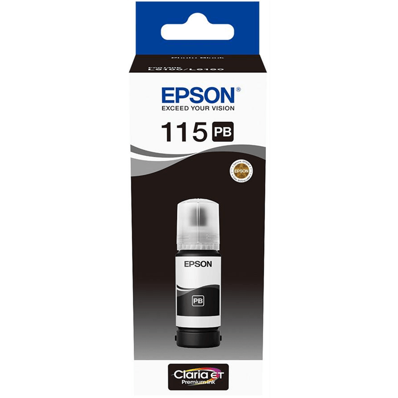 Epson Kartric 115 ecotank pıgment black ınk bottle C13T07C14A — Printerləri, Bakı