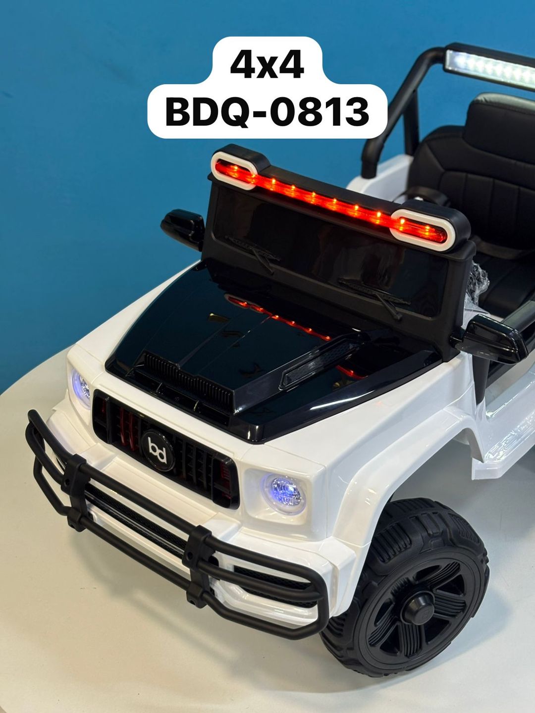 Uşaq elektrik avtomobili BDQ-0813, ağ — Mallar, Bakı (3)