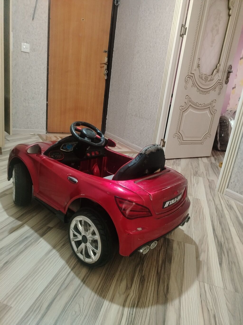 Uşaqlar üçün elektrikli miniatür maşın – kabriolet tipli, metalik — Uşaq avtomobilləri, Bakı (3)