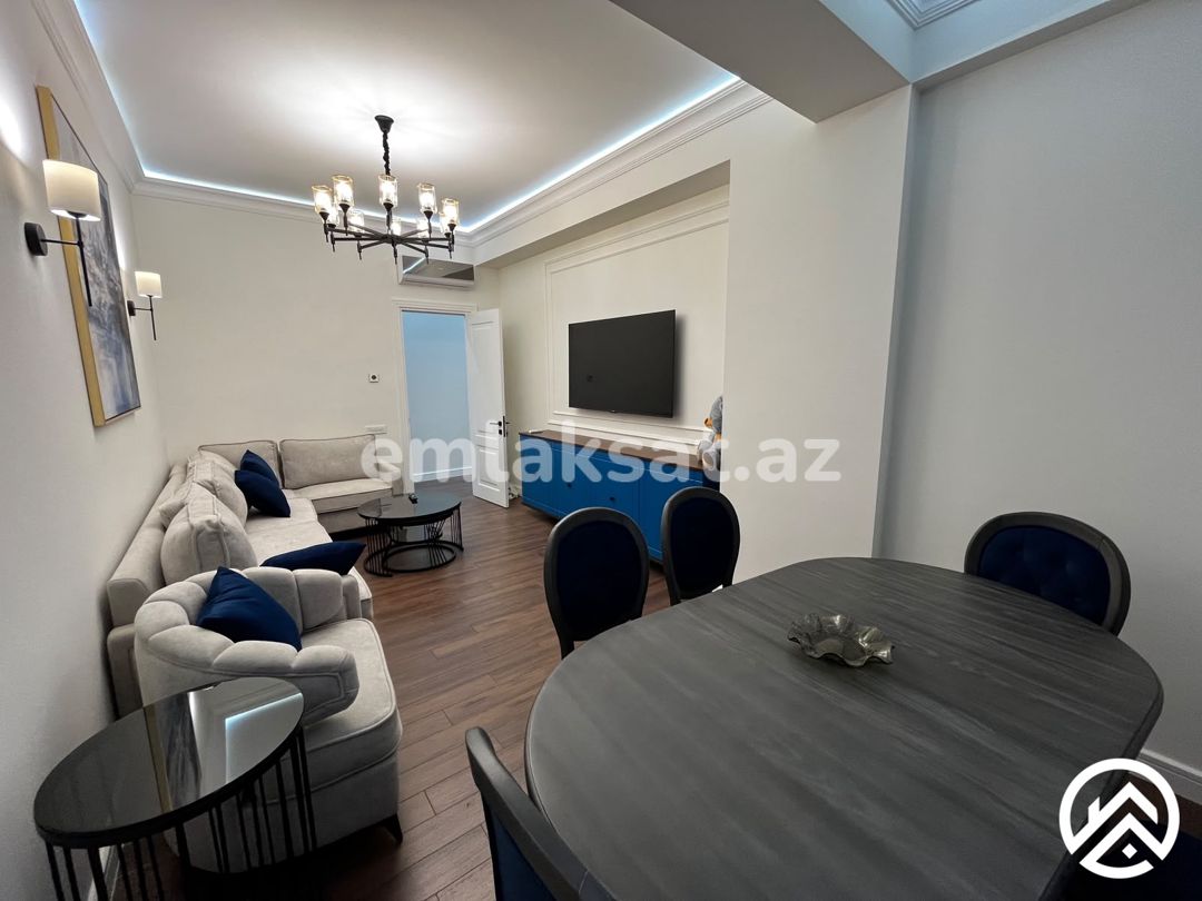 Kirayə (aylıq) 3 otaq yeni tikili 120 m², Nəsimi — Mənzil, Bakı (2)