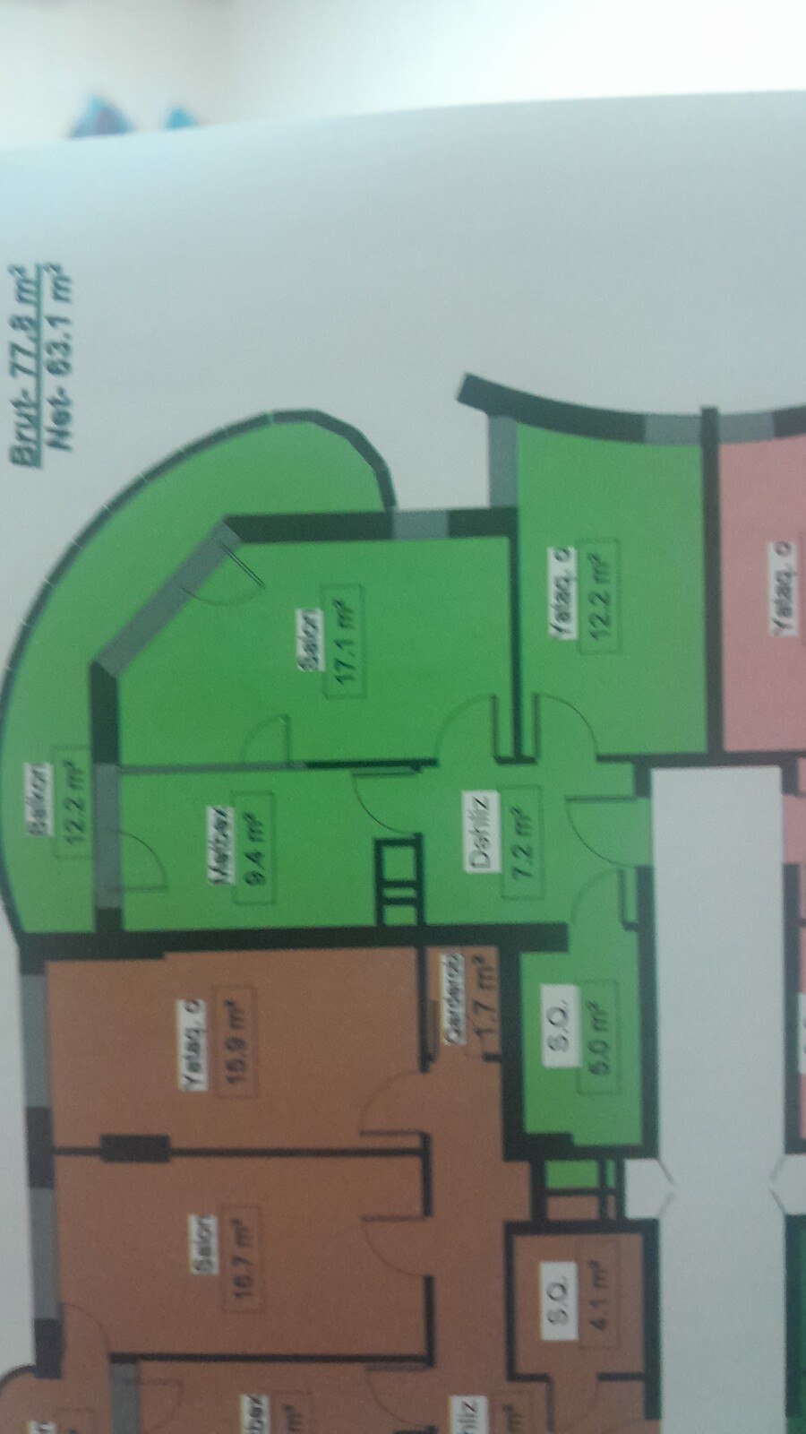 Satılır 2 otaqlı yeni tikili 77.8 m² — Mənzil, Bakı (2)