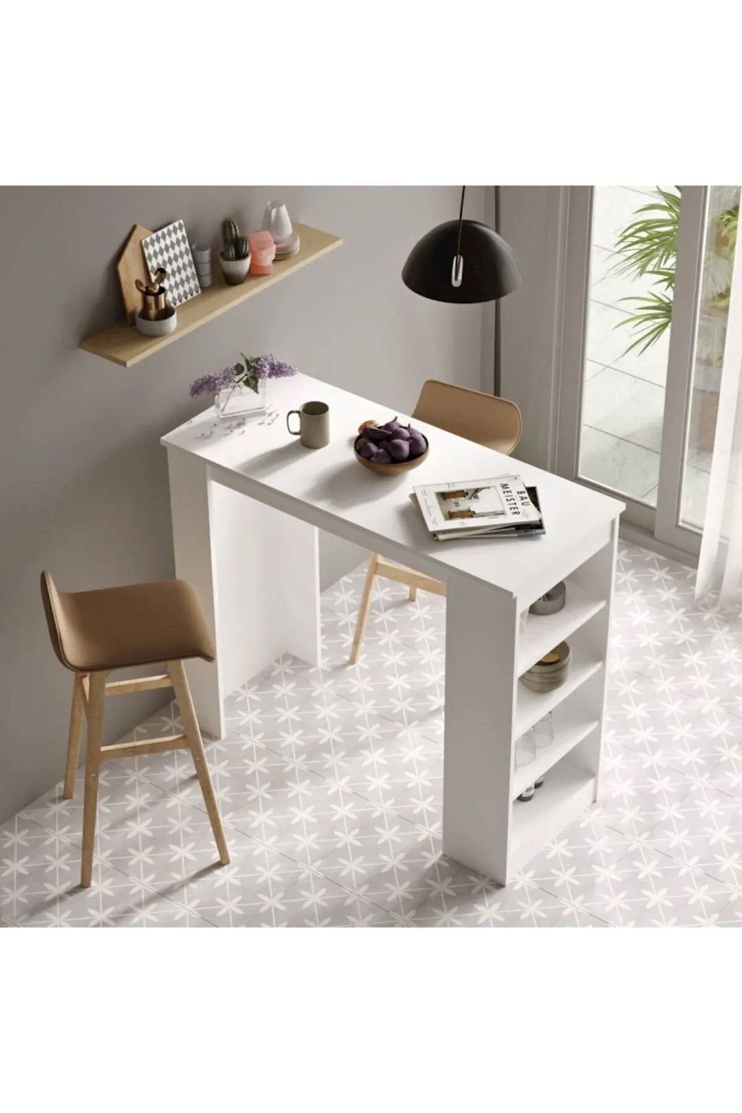 Bar dayağı Linde 12115584, Ldsp, ağ, 120x47x101 sm — Mallar, Bakı (2)
