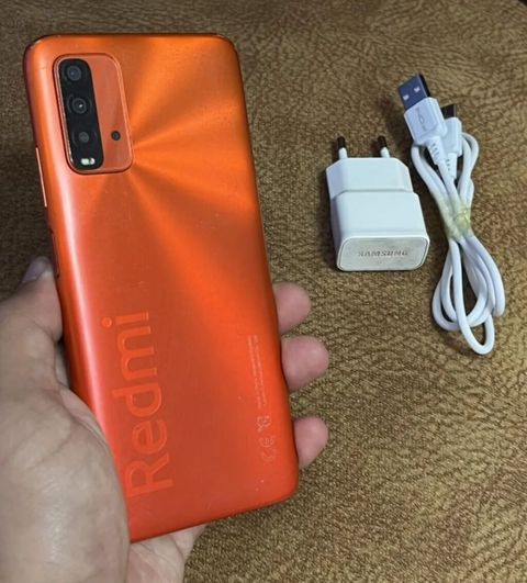 Redmi 9T, 128 GB, rəng - Narıncı, Barmaq izi — Digah