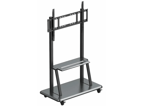Hündürlük tənzimlənməsi - Mobile cart supports up to 86" displays with manual height adjustment OS-Mobile-Cart — Bakı