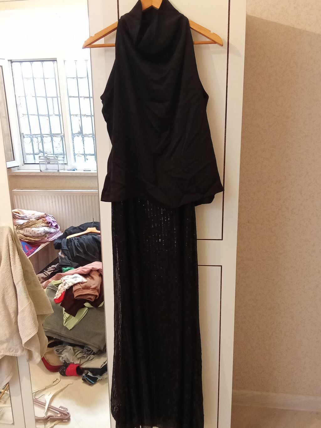 Qadın gecə geyimi – 22 Fashion, ölçü 44 - Rəng: qara - Model: uzun — Axşam paltarları, Masazır (2)