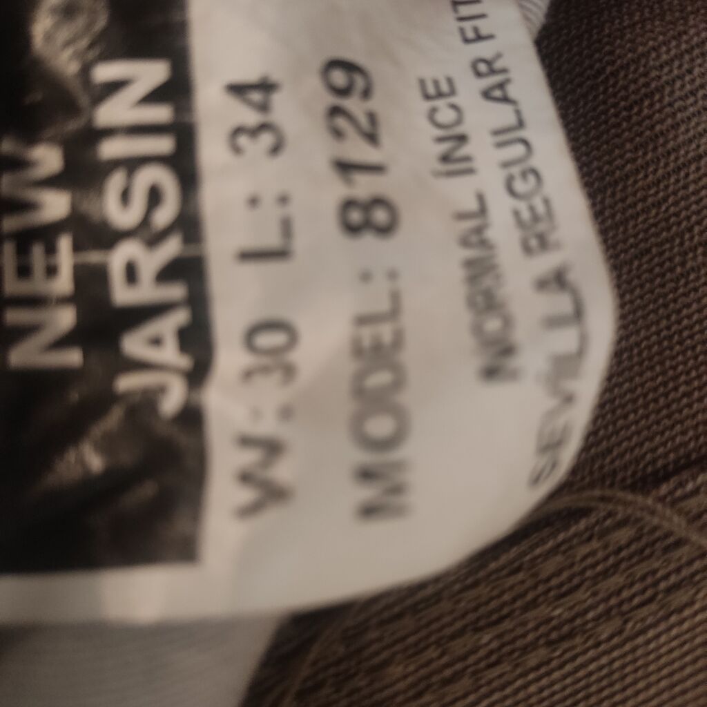 Klassik Şalvar, New Jeans, rəng - Bej — Şalvar, Masazır (3)