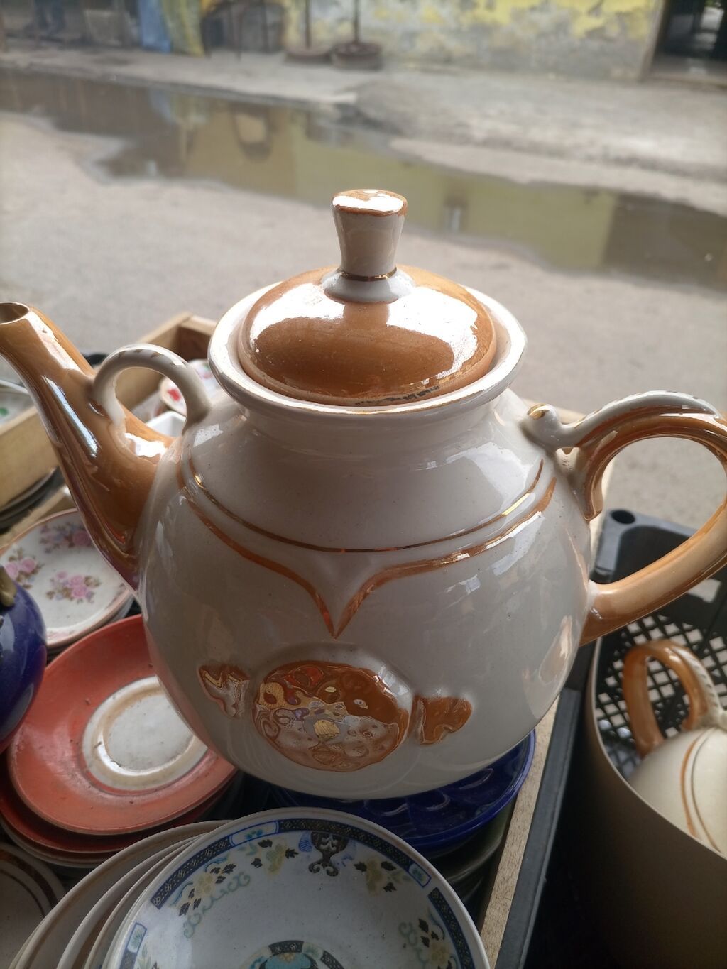 Çay dəsti, rəng - Ağ, Keramika — Süfrə qabı, Bakı (2)
