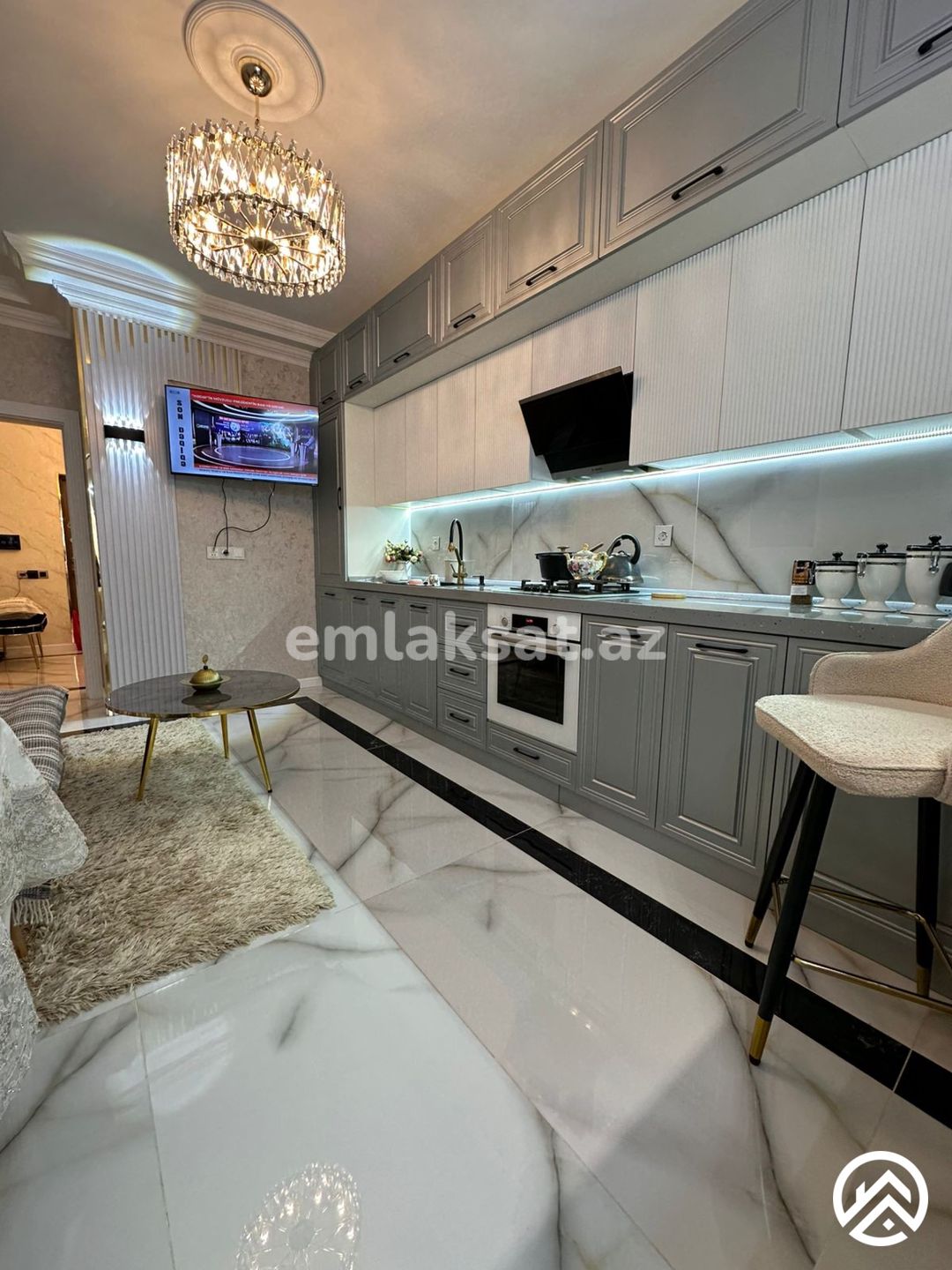Satılır 4 otaq yeni tikili 114 m², Həzi Aslanov metrosu — Mənzil, Bakı (7)