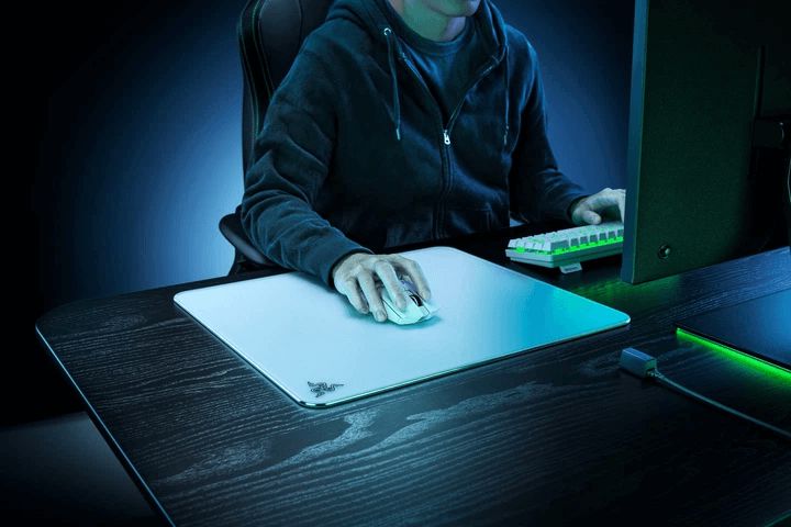 Razer Mousepad - Razer Mouse Pad Atlas, L (450x400x5mm), white RZ02-04890200-R3M1 — Kompüterlər və noutbuklar, Bakı (4)