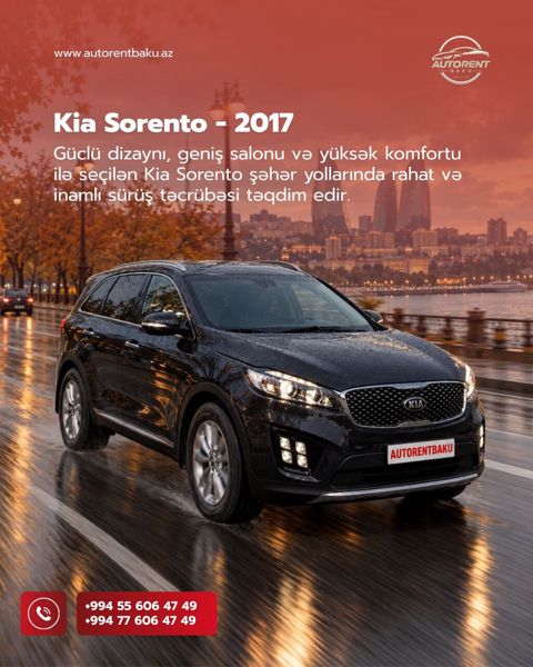 Günlük, Kia, Depozitsiz — Bakı