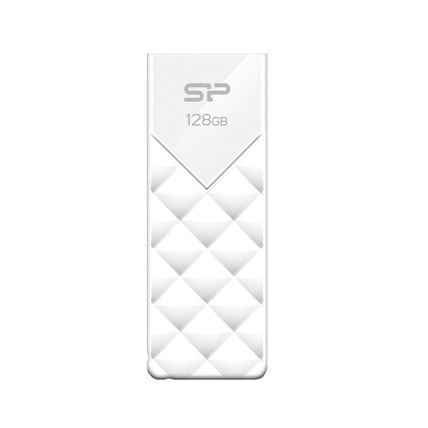 Flash kart Silicon Power Blaze B03 Flash Drive 128GB White SP128GBUF3B03V1W — Kompüterlər və noutbuklar, Bakı