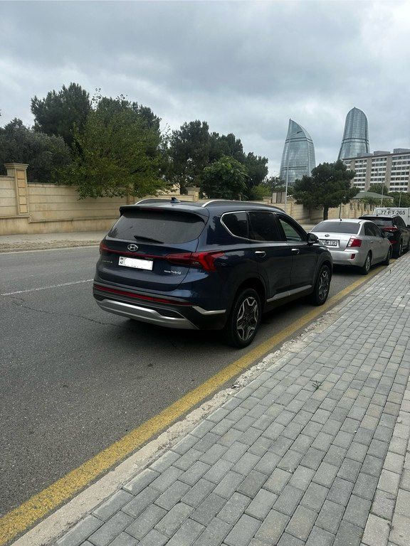 Hyundai Santa Fe, 1.6 L, 1.49 kWh, 2022 il, 28 000 km — Avtomobillər, Bakı (3)