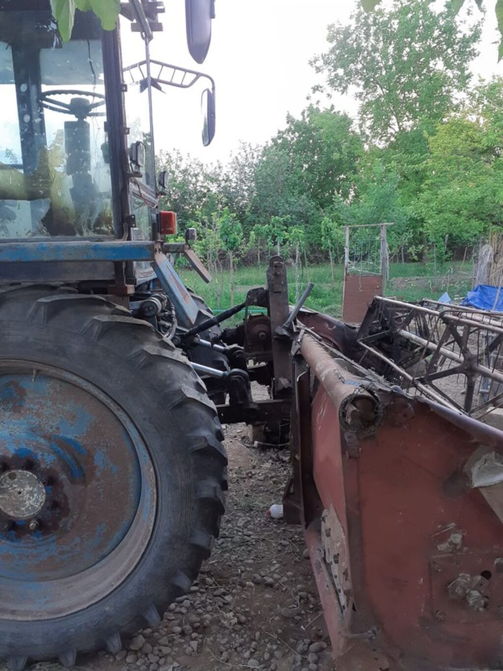 Taxıl biçini üçün kombayn başlığı və traktor komplekti Məhsulun — Traktorlar, Zərdab (3)
