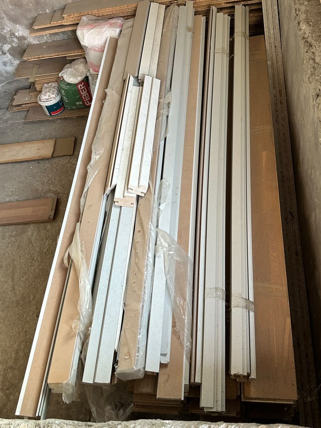 Ağ rəngli otaq qapısı dəsti - Material: MDF/taxta kompozit - Rəng — Pəncərələr, qapılar, balkonlar, Bakı (2)