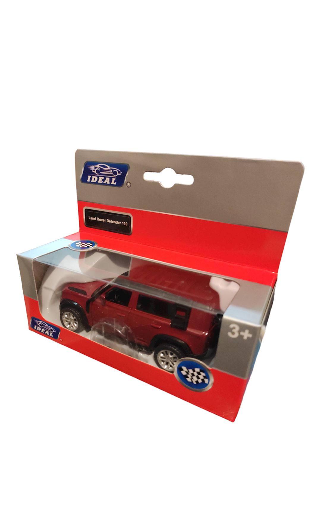 Yolsuzluq avtomobili Ideal Land Rover Defender 110, metal, qırmızı, 10 sm — Mallar, Bakı (3)