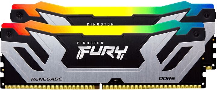 Operativ yaddaş Ram Kingston Fury Renegade RGB 48GB (2x24GB kit) DDR5 8800MT/s CL42-58-58 1Rx8 1.4V Cudımm Silver XMP3.0 KF588CU42RSAK2-48 — Operativ yaddaş, Bakı