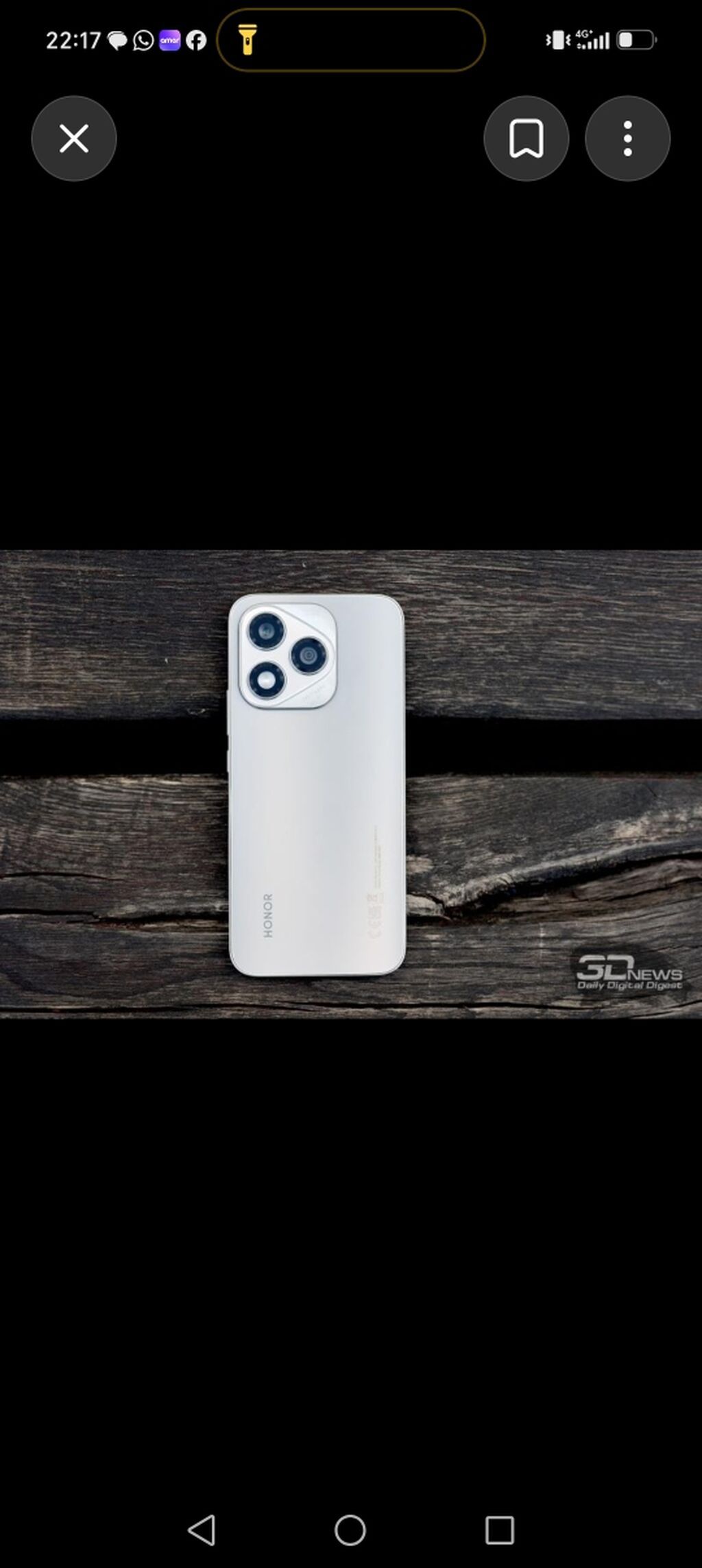 Honor 400 Lite, 2 GB, rəng - Boz, Barmaq izi — Honor, Lənkəran (2)